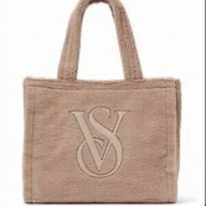 Victoria's Secret Cozy Plush Sherpa Tote Bag